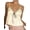 Apricot, variant on Women Polka Dot Camis Top Y2k Lace Trim Ruffled Hem Top Adjustable Spaghetti Strap Tie Camisole Black Polka Dots L