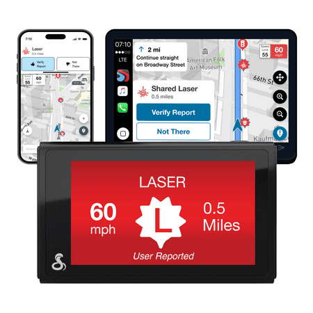 Cobra SC 200 1600P Dash Cam: 2" Screen, Live Alerts, Apple CarPlay® & Android Auto® Compatible Dash Camera (New)