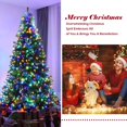 thumbnail image 4 of Goplus 8FT Pre-Lit Artificial Christmas Tree Auto-Spread/Close up Branches 11 Flash Modes with Multicolored LED Lights & Metal Stand, 4 of 8