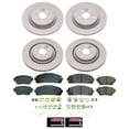 thumbnail image 2 of PowerStop Front and Rear Geomet Coated Brake Rotor and Pad Kit Fits: LEXUS TOYOTA Select Models CRK8817, 2 of 3