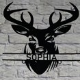 thumbnail image 2 of Handmadetneonsign Deer Metal Wall Art Light, Head Deer Metal Sign Wall Decor, Wild Animal Metal Decor, 2 of 5