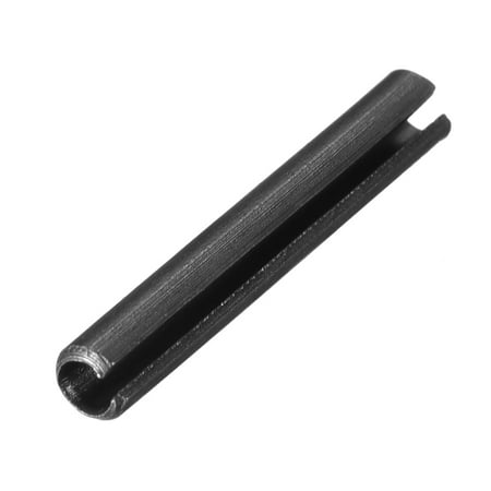 

2.3mm x 14mm Dowel Pin Carbon Steel Split Spring Roll Shelf Support Pin Fasten Hardware Black 30Pcs