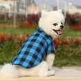 thumbnail image 4 of Zupora Gentleman Dog Soft Casual Clothes Plaid Suit Shirt Wedding Suit Formal Shirt For Small Dogs Bowtie Tuxedo Pet Outfit For Cats, 4 of 6