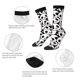 thumbnail image 4 of Fotbe Cute Panda Calcetas Largas con Estampado para Hombre y Mujer – Calcetas de Compresión Transpirables y Elásticas, Viajar y Uso Diario Talla 5-11, 4 of 6