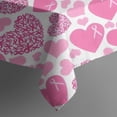 thumbnail image 5 of Pink Breast Cancer and Love Square Tablecloth,Waterproof Square Table Cover,Wipeable Spillproof Washable Table Cover for Home Kitchen Party Decor 42"X42"(107x107cm), 5 of 6