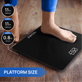 thumbnail image 4 of INEVIFIT Bathroom Scale, Highly Accurate Digital Bathroom Body Scale. With 5-Year Warranty - Black, 4 of 6
