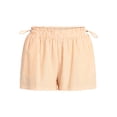 thumbnail image 5 of No Boundaries Striped Seersucker Bungee Shorts, 2" Inseam, Women's XXS-XXL, 5 of 5