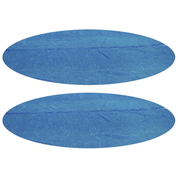 Bestway 15 Foot Round Above Ground Swimming Pool Solar Heat Cover (2 Pack)
