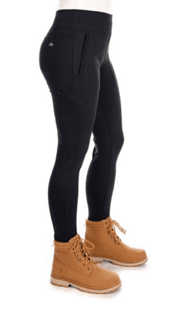 Ridgecut YLB-30451 Women's Stretch Fit Natural-Rise Work Leggings, Black,  2XL