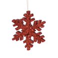 thumbnail image 1 of Vickerman L134403 Ornement Flocon de Neige Pailleté Rouge Extérieur - 8 Po., 1 of 1