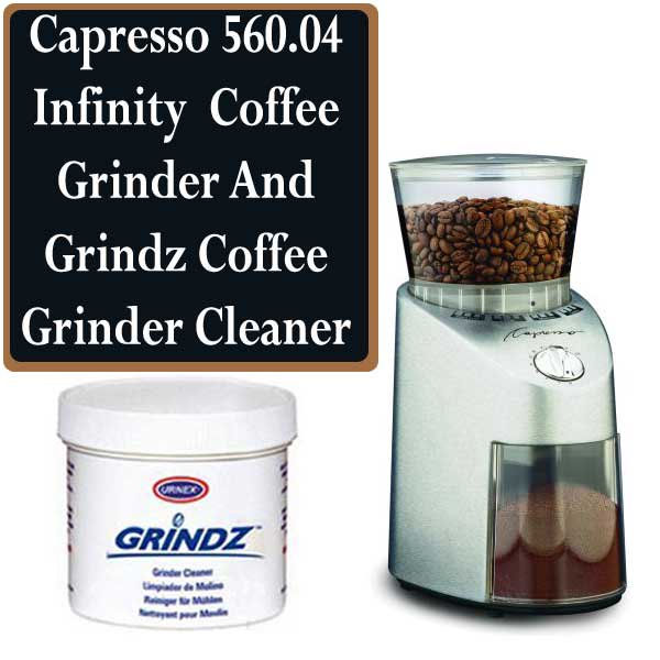 Capresso 560.04 Infinity Conical Burr Coffee Grinder Kit