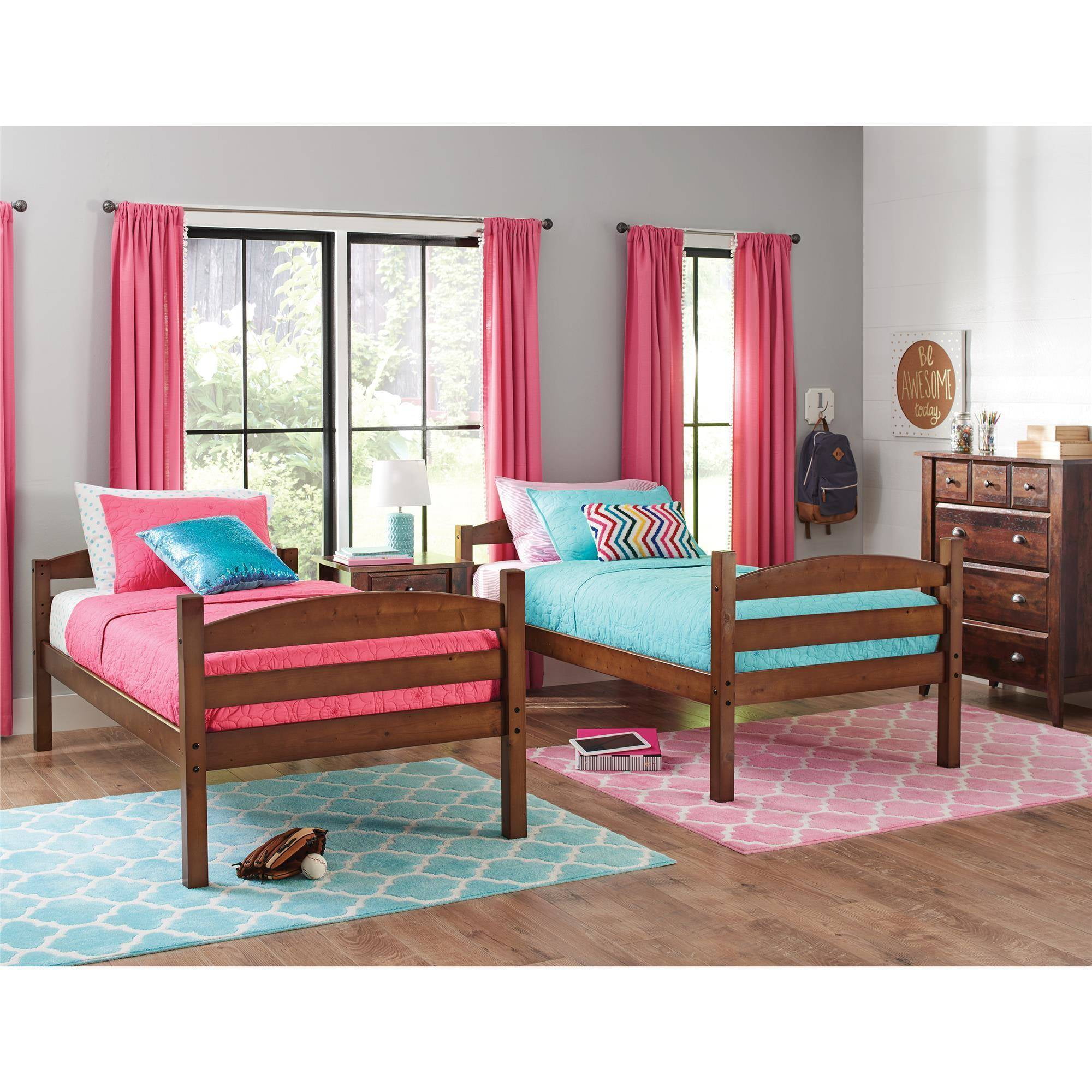 Bunk Beds Frame Bedroom  Furniture  for Kids Men Twin 