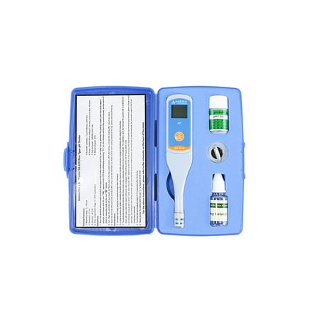Apera Instruments SX610 Waterproof pH Pen Tester, 0.1 pH Accuracy, 0-14.0 pH Range, Suitable for Test Tube Testing, Replaceable Probe