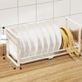 thumbnail image 6 of Multifunction Kitchen Closet Organizer Bowl Cup Holder for RV Home Cupboard Plate Holder, 6 of 8