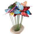 thumbnail image 2 of Electronicheart 30pcs Simulated Insect Shape Flower Arrangement Decoration Lifelike Flying flying bug shape decoration Bug Ornament Insert Pole 7cm, 2 of 9