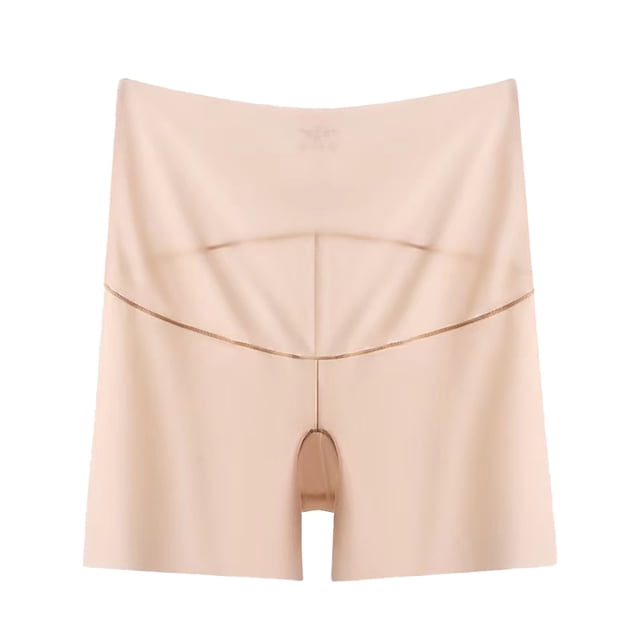 Maternity Trousers Large Size Ice Silk Summer Thin Models High Waisted Belly Support Anti Glare