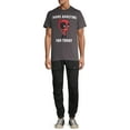 thumbnail image 2 of Marvel Deadpool Men's & Big Men's Graphic Tee Shirt Done Adulting, Sizes S-3X, Marvel Mens Tshirts, 2 of 7