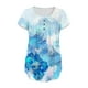 thumbnail image 4 of Puntoco - Camiseta de manga corta para mujer con cuello en V y estampado floral Puntoco Puntoco-348, 4 of 6