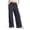 Navy, variant on HAJWOH Sweatpants Women Baggy Wide Leg Lounge Casual Pajama Sweat Pants
