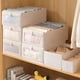 thumbnail image 5 of Caja de almacenamiento de armario plegable, caja de almacenamiento de armario de algodón y lino,, 5 of 7