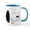 White/Blue Inside, variant on CafePress - Peanuts Snoopy Emoji - 11 oz Ceramic Mug - Novelty Coffee Tea Cup