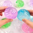 thumbnail image 4 of HICESS 2Pcs Clear Steamed Bun Toy Stress Relief Slow Rising Small Dumpling Sensory Toy Hand Relaxation Soft Dough Ball Squeeze Fidget Toy, 4 of 7