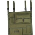 thumbnail image 3 of Vajilla al aire libre Bolsa de almacenamiento Tela Oxford Equipo de camping Cubiertos Bolsa Impermeable Portátil Colgando BBQ Palillos Tenedor Verde shamjiam almacenamiento de vajilla de picnic, 3 of 9