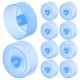 thumbnail image 5 of Juego de 10 tapas universales para dispensador de agua, tapas de repuesto para accesorios de té, tapas de plástico para botellas, enfriadores de agua, infusores de té y tazas, 5 of 8