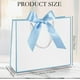 thumbnail image 2 of Bolsas de regalo Silkfly Thank You de 12 x 10 x 4 pulgadas con asa, 12 unidades, blancas, 2 of 7