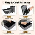 thumbnail image 4 of Pet Stairs for Small Medium Cats Dogs Folding 3-Step Pet Steps Dog Stairs for High Beds Sofas , Adjustable Non-Slip Dog Ramp with Storage Ladder and Cat Scratcher, 4 of 12