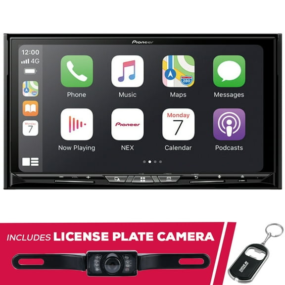 New Pioneer AVIC-W8600NEX 7" DVD/Navigation w/ License Plate Backup Camera