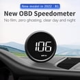 thumbnail image 3 of head up display Coche nuevo velocímetro OBDII HUD Head-up Display B1 multifunciones Detector de diag Tomshoo head up display, 3 of 7