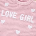 thumbnail image 6 of Hessimy Toddler Baby Boy Knit Sweater Big/Lil Bro Embroidery Sweater 3m 6m 9m 12m 18m Onesie Brother Matching Outfit Warm Winter Clothes Outerwear School Uniforms (Pink,12-18 Months), 6 of 6