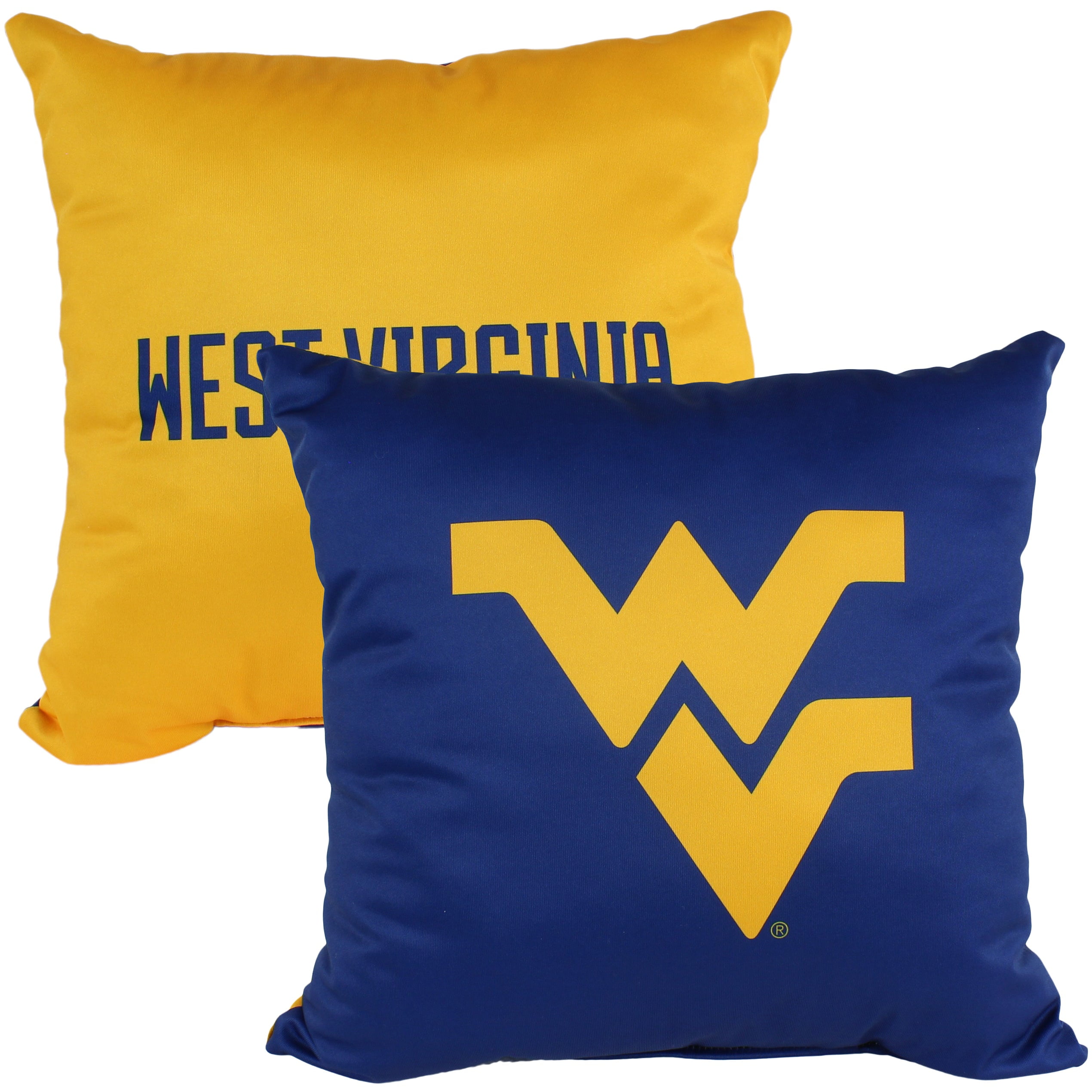 West Virginia Mountaineers 16 inch Reversible Decorative Pillow