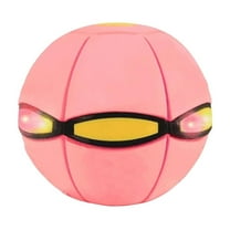 Magic Metaball Bouncing Ball, Bouncing Ball Magic Meta Balls, Automatic Rebound Double Funny, Bouncing Balls Magics Metaball,Magics Metaball Flying Saucer Disc,No Light,Plastic Bag Packed(Light Pink)
