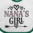 thumbnail image 4 of Inktastic Nana Girl Granddaughter Girls Baby Bib, 4 of 4