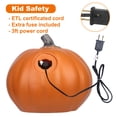 thumbnail image 6 of Gamexcel 10in Waterproof LED Jack O Lantern Pumpkin - Halloween Light-Up Lamp For Garden & Home, 6 of 7