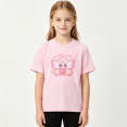 thumbnail image 2 of Cute Pink Butterfly Girls Graphic Tee Smile Today Positive Gift 100% Cotton Kids Short Sleeve T-Shirt 4-13Y, 2 of 5