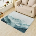 thumbnail image 2 of Mountain Rugs for Living Room Bedroom - Mountains Rug 5x8 - Landscape Carpet for Home Decor - Washable Non Slip Patterned Indoor Large Area Rug - Soft & Low Pile (ZN&823), 2 of 7