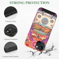 thumbnail image 2 of COMIO Retro 70s Flowers Rainbow Sunrays Phone Case Compatible with iPhone 14 Pro, Hippie Peace Sign Bus Cover for Teens Men Women, Trendy Cool Case Cover for iPhone 14 Pro, 2 of 4