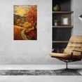 thumbnail image 3 of Toile au Design Nature Abstraite Non Encadrée Art Mural Peinture Décoration (12x18 Pouces), 3 of 4