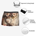 thumbnail image 3 of Pofeuu Vintage Floral Vase With Books Print Men’s Boxer Briefs, Moisture-Wicking Underwear, Regular,Trunk-XX-Large, 3 of 5