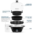 thumbnail image 4 of Máquina para cocer huevos Elite Gourmet EGC-007B# Rapid, 7 huevos, color negro, 4 of 9