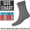 thumbnail image 2 of GERVRA Diabetic Knee High Over The Calf Socks for Men and Women with Full Sole 3 Pairs (9-11, Gray), 2 of 4