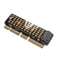 thumbnail image 2 of Adaptador M2 SSD PCI-E NVME Moyic a PCI-E 4,0 X4, 2 of 5