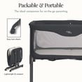 thumbnail image 3 of Evolur Kinsley Quickfold Portable Bassinet, Dark Gray, 3 of 14
