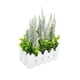 thumbnail image 4 of Decoración de escritorio con flores artificiales, maceta con cerca de estacas. blanco, 4 of 9