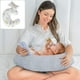 thumbnail image 4 of Almohada de lactancia para bebés y localizador corporal con funda de almohada de algodón de calidad, adecuada para lactancia materna de bebés, 4 of 5