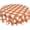 Fall Checkered, variant on Fall Tablecloth Square 54x54 Inch White Pumpkins Burnt Orange Table Cloth,Stain Resistance Polyester Thanksgiving Day Harvest Table Covers for Kitchen Dining,Small Tablecloth for Party Picnic