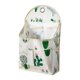 thumbnail image 1 of 2 bolsas de almacenamiento de pared, organizador de armario de pared impermeable para puerta con 3 bolsillos, elegantes bolsillos colgantes de lino de algodón para dormitorio, baño, mesa (triángulo a JAMW Sencillez, 1 of 5